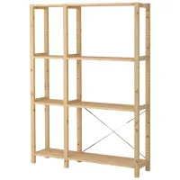 Стеллаж Ikea Ivar 2 179 x 134 x 30см cm / Массивная сосна / Сосна