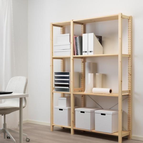 Стеллаж Ikea Ivar 2 179 x 134 x 30см cm / Массивная сосна / Сосна photo 5