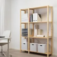 Стеллаж Ikea Ivar 2 179 x 134 x 30см cm / Массивная сосна / Сосна photo 5
