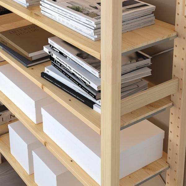 Стеллаж Ikea Ivar 2 179 x 134 x 30см cm / Массивная сосна / Сосна photo 6