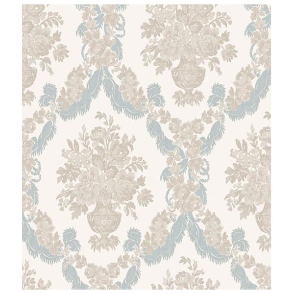 Обои Parato I Damaschi White Beige / Флористика photo 1