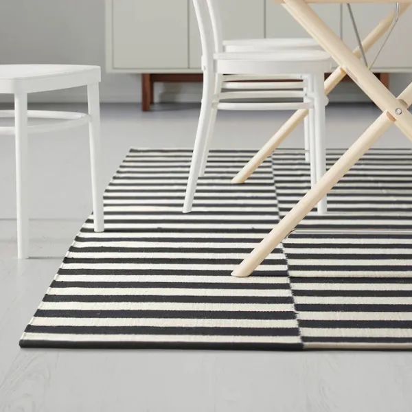 Covor Ikea Stockholm  Black Beige / Lână photo 2 Covor Ikea Stockholm  Black Beige / Lână photo 2