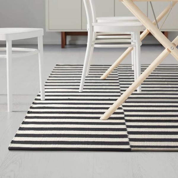 Covor Ikea Stockholm  Black Beige / Lână photo 2 Covor Ikea Stockholm  Black Beige / Lână photo 2