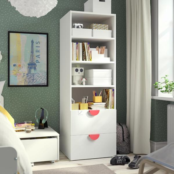 Etajeră Ikea Smastad/Platsa 2 181 x 60 x 57 cm / PAL / White photo 4