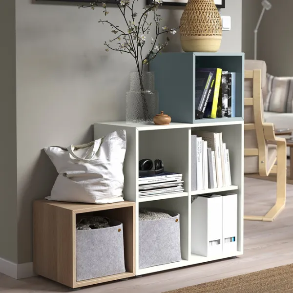 Etajeră Ikea Eket 107 x 105 x 35 cm / PAL / White photo 5