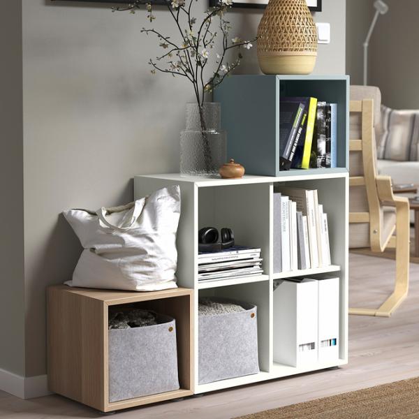 Etajeră Ikea Eket 107 x 105 x 35 cm / PAL / White photo 5