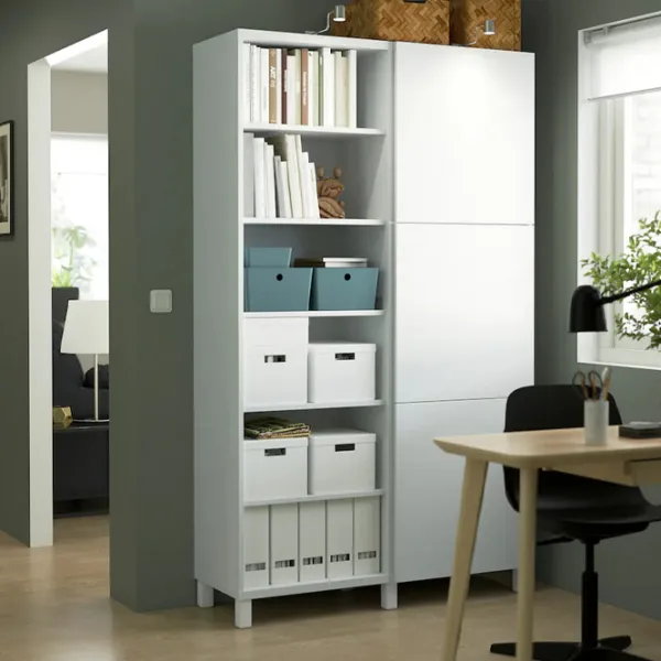 Etajeră Ikea Besta 202 x 120 x 42 cm / PAL / White photo 5