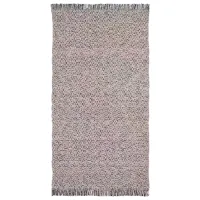 Ковер Ikea Rorkar Black Gray / Хлопок