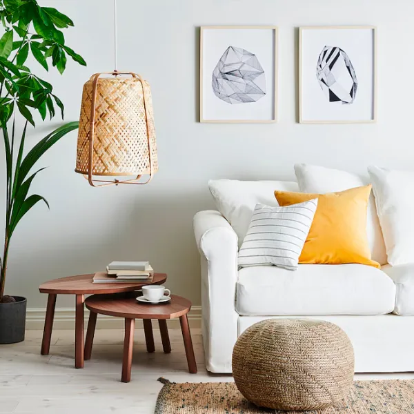 Covor Ikea Melholt Light Brown / Iută photo 3