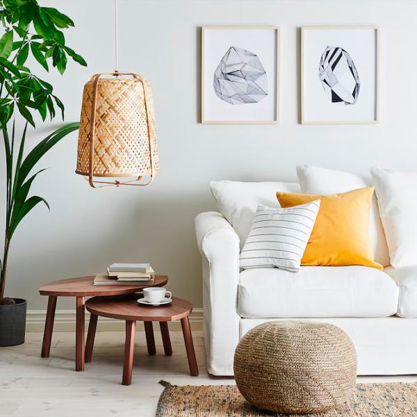 Covor Ikea Melholt Light Brown / Iută photo 3