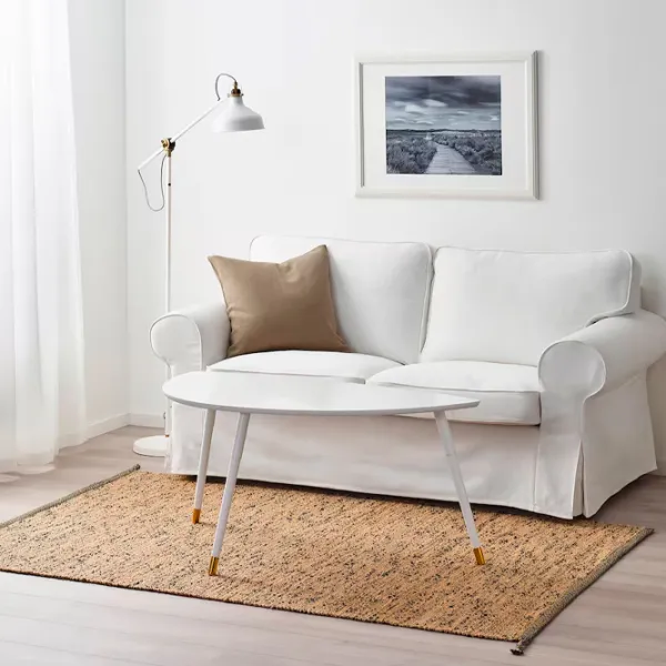 Covor Ikea Melholt Light Brown / Iută photo 4