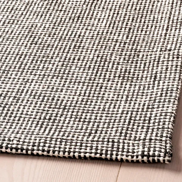 Covor Ikea Tiphede Gray Black / Bumbac photo 2 Covor Ikea Tiphede Gray Black / Bumbac photo 2