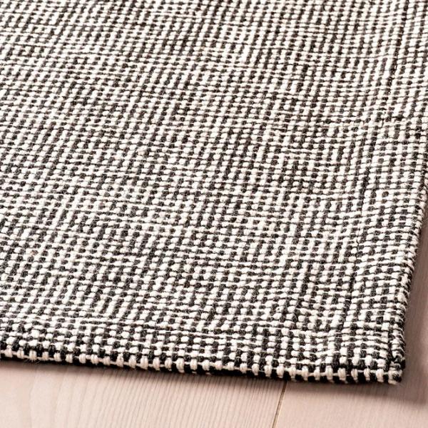 Covor Ikea Tiphede Gray Black / Bumbac photo 2 Covor Ikea Tiphede Gray Black / Bumbac photo 2