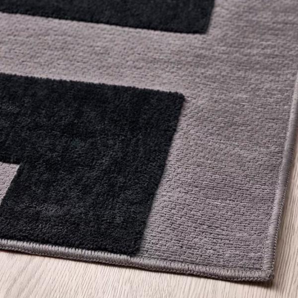 Ковер Ikea Blaskata Black Gray / Полиэстер photo 2 Ковер Ikea Blaskata Black Gray / Полиэстер photo 2
