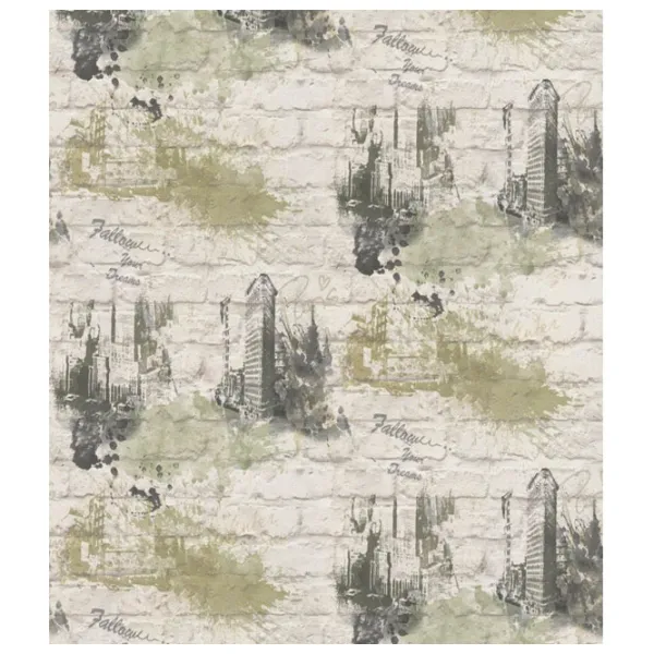 Обои Grandeco Colour Dream Grey Black / Имитация photo 1