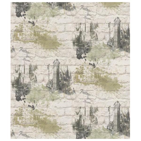 Обои Grandeco Colour Dream Grey Black / Имитация photo 1