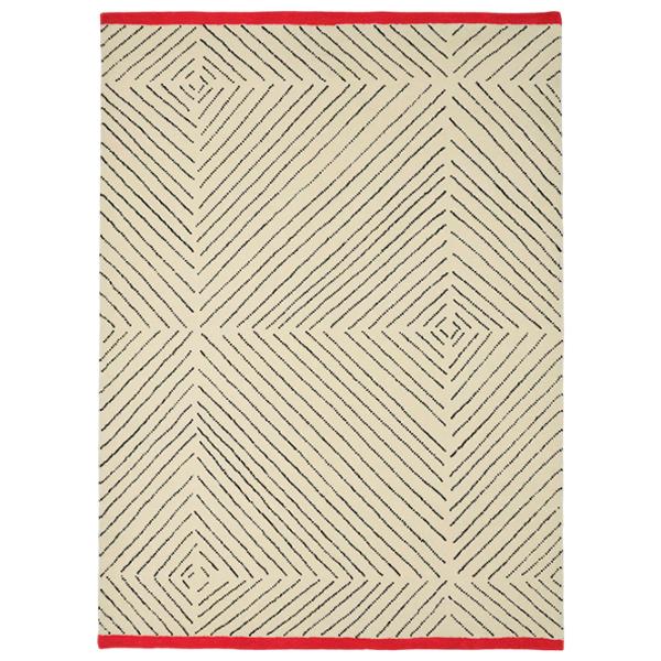 Covor Ikea Undervisning White Red / Lână photo 1