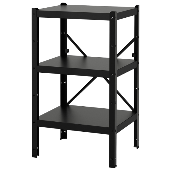 Стеллаж Ikea Bror  110 x 65 x 55см cm / Металл / Black photo 1