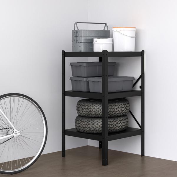 Стеллаж Ikea Bror  110 x 65 x 55см cm / Металл / Black photo 3