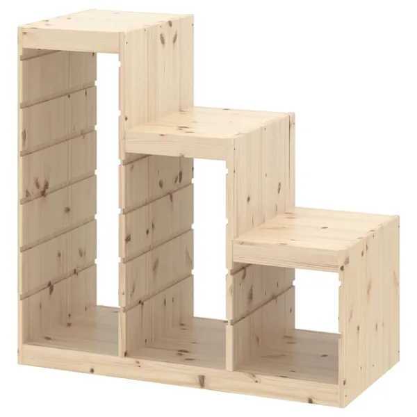 Etajeră cu containere Ikea Trofast 7 91 x 94 x 44 cm / Pin Masiv / Pine photo 2