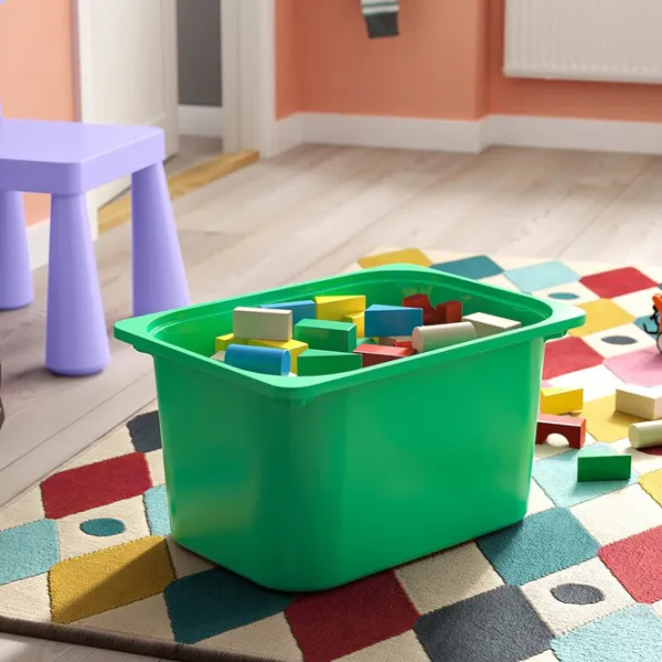 Etajeră cu containere Ikea Trofast 7 91 x 94 x 44 cm / Pin Masiv / Pine photo 6