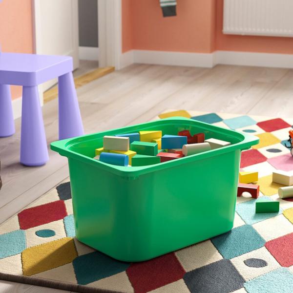 Etajeră cu containere Ikea Trofast 7 91 x 94 x 44 cm / Pin Masiv / Pine photo 6