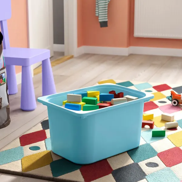 Etajeră cu containere Ikea Trofast 7 91 x 94 x 44 cm / Pin Masiv / Pine photo 7