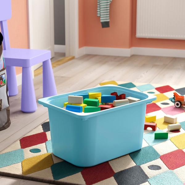 Etajeră cu containere Ikea Trofast 7 91 x 94 x 44 cm / Pin Masiv / Pine photo 7