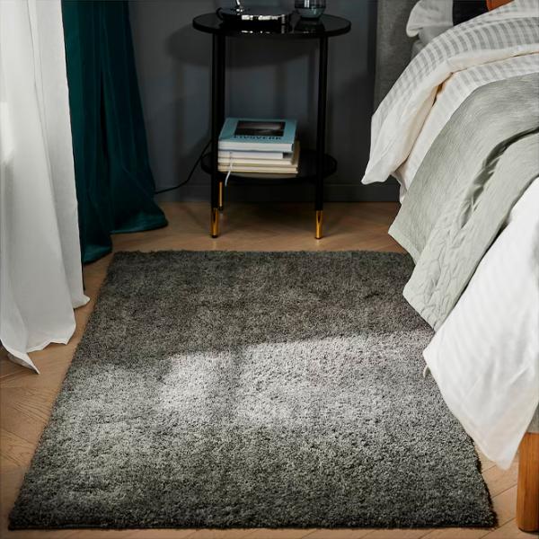 Covor Ikea Lindknud Dark Gray / Poliester photo 4 Covor Ikea Lindknud Dark Gray / Poliester photo 4