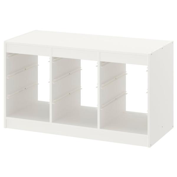 Etajeră cu containere Ikea Trofast 3 56 x 99 x 44 cm / PAL / White photo 2