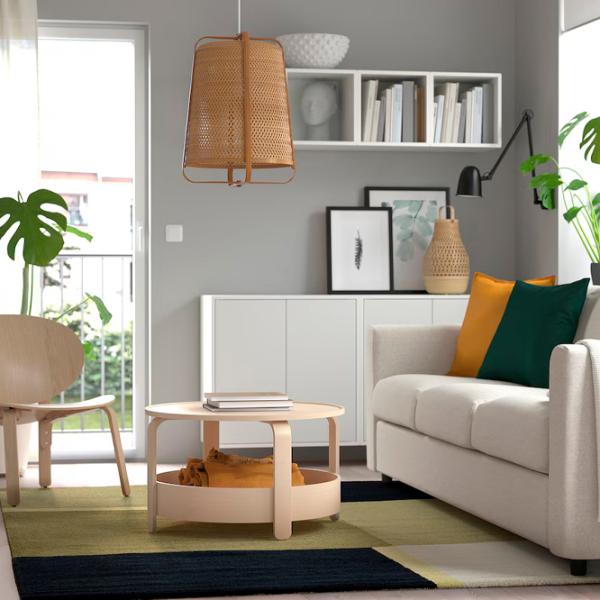 Ковер Ikea Skriftsprak Зеленый Синий / Полиэстер photo 4