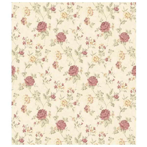 Обои Grandeco Balmina Flower All-Over Beige Red / Флористика photo 1 Обои Grandeco Balmina Flower All-Over Beige Red / Флористика photo 1