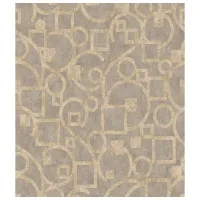 Tapete Grandeco Labyrinth  Brown Beige / Geometric