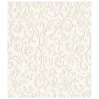 Tapete Grandeco Firenze White Grey / Ornament