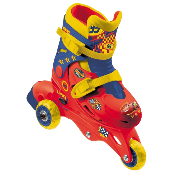 Ролики Mondo Cars 3 (28065) Для мальчиков / / Красный photo 2
