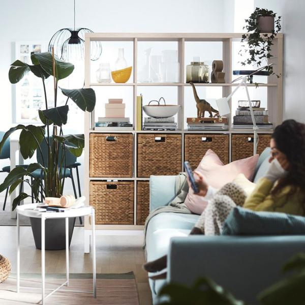 Стеллаж Ikea Kallax 164 x 147 x 39см cm / ЛДСП / Выбеленный дуб photo 4