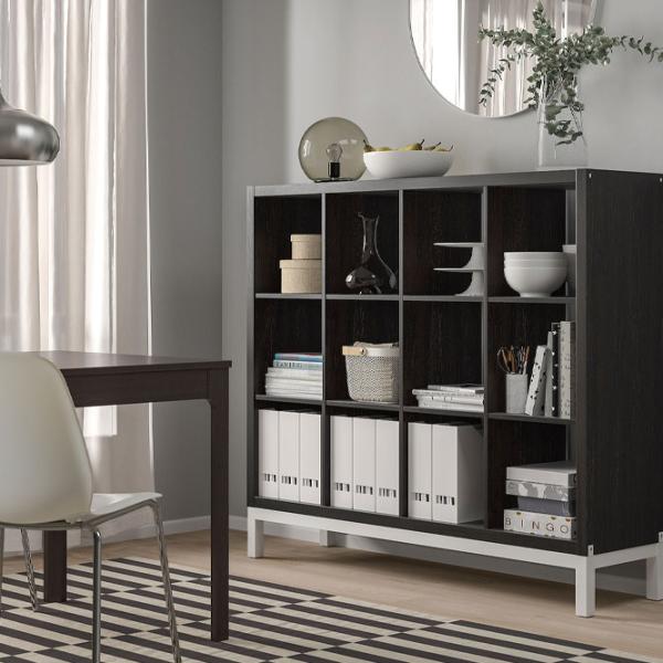 Стеллаж Ikea Kallax 129 x 147 x 39см cm / ЛДСП / Темно Коричневый photo 7