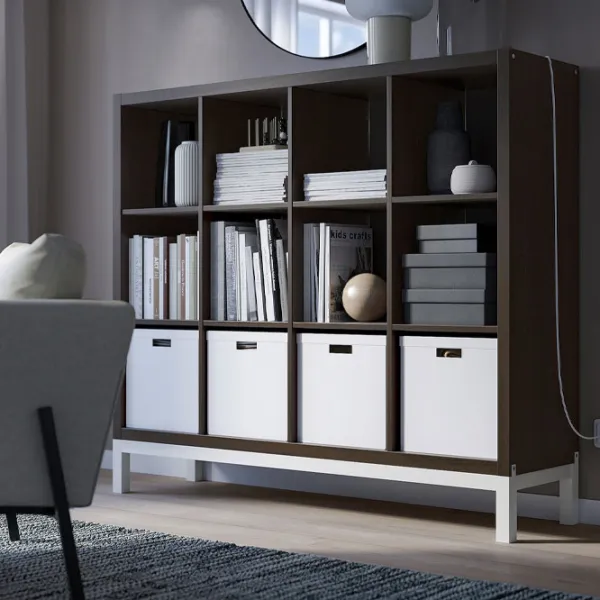 Стеллаж Ikea Kallax 129 x 147 x 39см cm / ЛДСП / Темно Коричневый photo 8