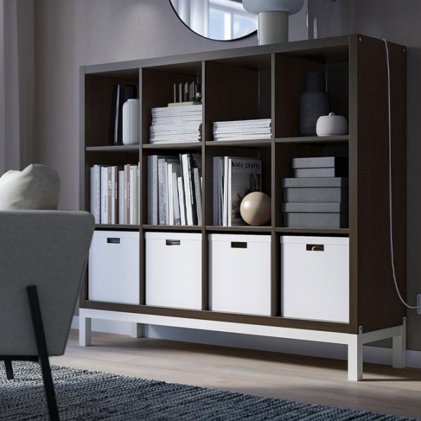 Стеллаж Ikea Kallax 129 x 147 x 39см cm / ЛДСП / Темно Коричневый photo 8