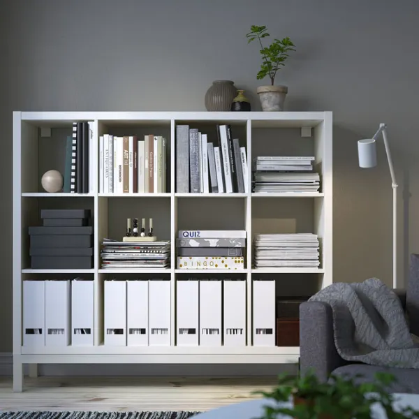 Стеллаж Ikea Kallax 129 x 147 x 39см cm / ЛДСП / White photo 5