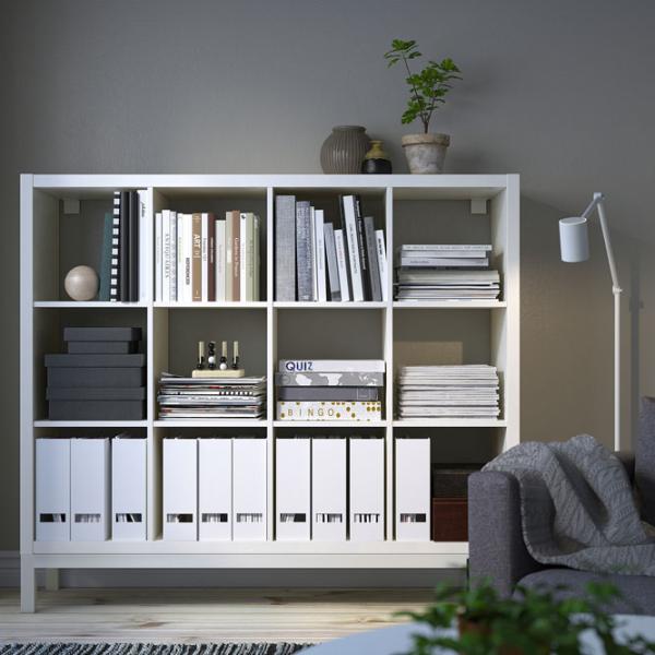 Стеллаж Ikea Kallax 129 x 147 x 39см cm / ЛДСП / White photo 5