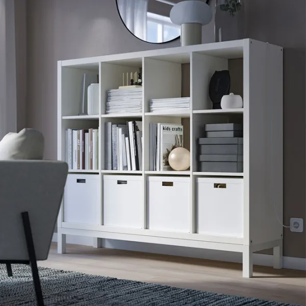 Стеллаж Ikea Kallax 129 x 147 x 39см cm / ЛДСП / White photo 6