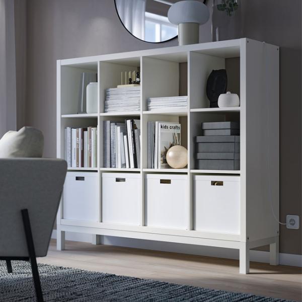 Стеллаж Ikea Kallax 129 x 147 x 39см cm / ЛДСП / White photo 6