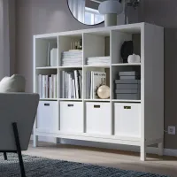 Стеллаж Ikea Kallax 129 x 147 x 39см cm / ЛДСП / White photo 6