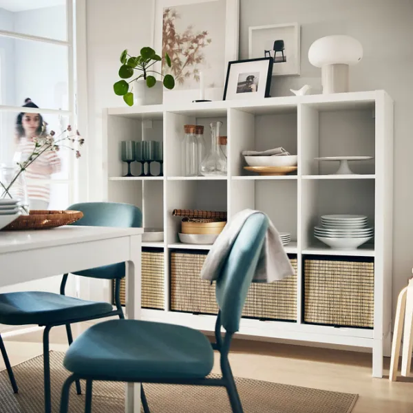 Стеллаж Ikea Kallax 129 x 147 x 39см cm / ЛДСП / White photo 7