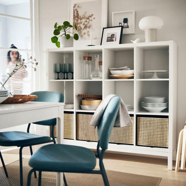 Стеллаж Ikea Kallax 129 x 147 x 39см cm / ЛДСП / White photo 7