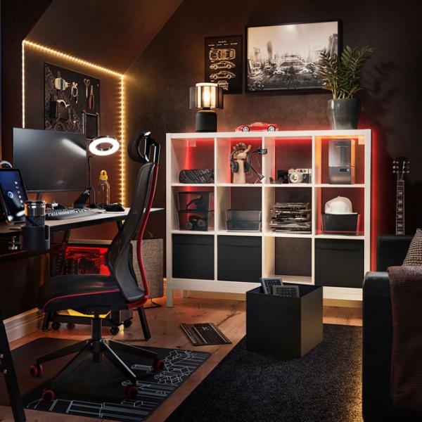 Стеллаж Ikea Kallax 129 x 147 x 39см cm / ЛДСП / White photo 8