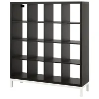 Стеллаж Ikea Kallax 164 x 147 x 39см cm / ЛДСП / Черный Коричневый