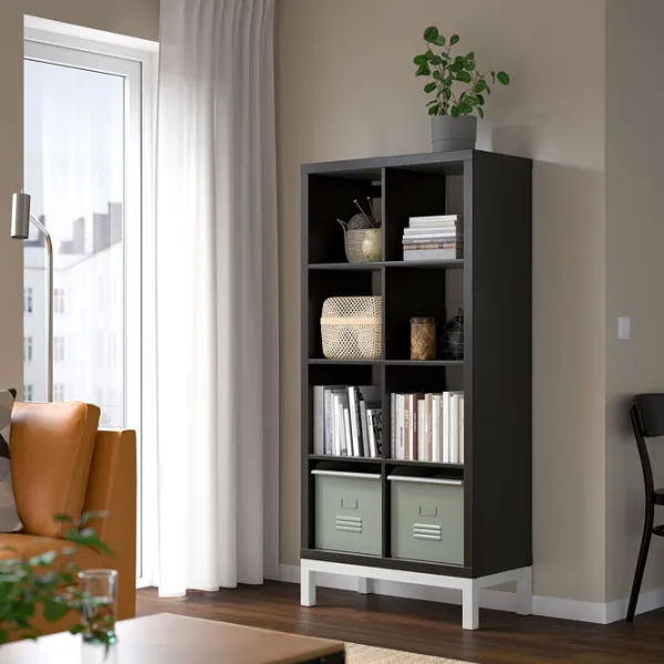Etajeră Ikea Kallax 164 x 77 x 39 cm / PAL / Black Brown photo 6