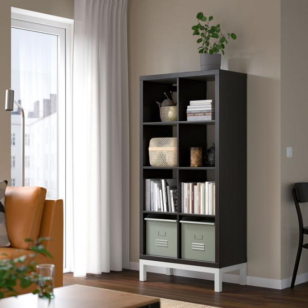 Etajeră Ikea Kallax 164 x 77 x 39 cm / PAL / Black Brown photo 6